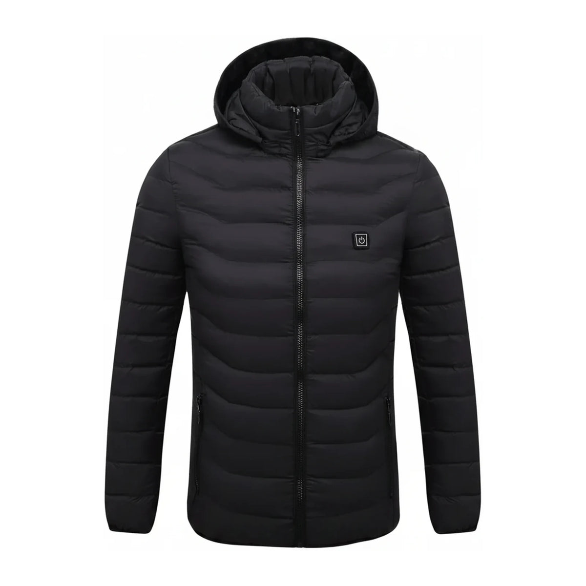 Chaqueta con calefaccion ONDRALA en negro, vista frontal